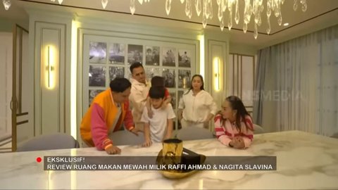 Rafathar Santai Coret-coret di Meja Marmer Bernilai Fantastis, Nagita Slavina Nangis