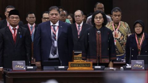 Momen Menko Airlangga Jawab Hakim MK Pengaruh Presiden Jokowi