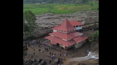 Masjid di Batabuah Sumbar Ini Tetap Berdiri Kokoh Meski Diterjang Banjir Bandang Lahar Dingin, Ini Potretnya