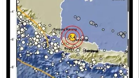 Gempa Magnitudo 5.4 Guncang Kepulauan Seribu Jakarta