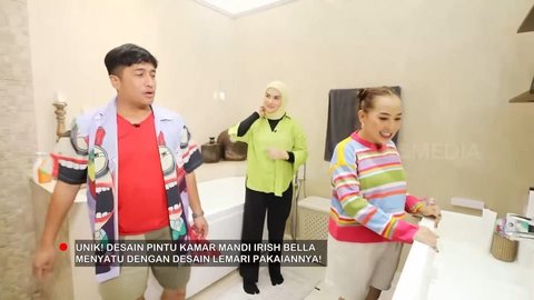 Irfan Hakim dan Mpok Alpa Melongo Melihat Kamar Mewah Irish Bella, di Dalam Ada Daily Goals