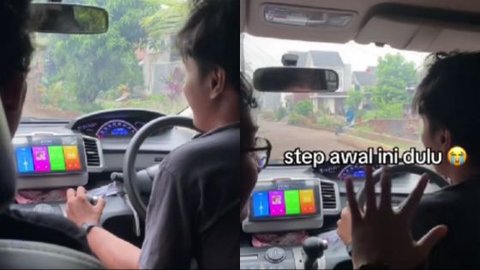 Selain diajari cara menyapa bapak-bapak kompleks, kami juga belajar menyetir mobil bersama kawan-kawan.