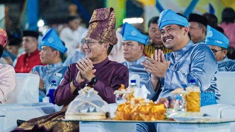 Sandiaga Uno Dukung Bobby Nasution Maju di Pilkada Sumut