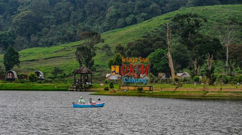 FOTO: Menikmati Keindahan Telaga Saat Bogor, Hulu Sungai Ciliwung yang Menyejukkan