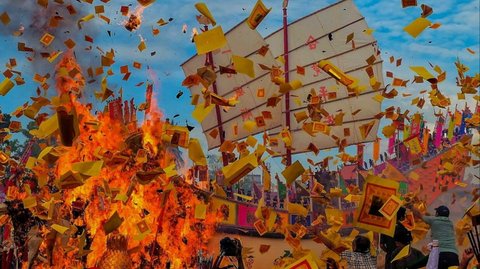 Sejarah Tradisi Bakar Tongkang, Ritual Tahunan Wujud Syukur Masyarakat Bagansiapiapi