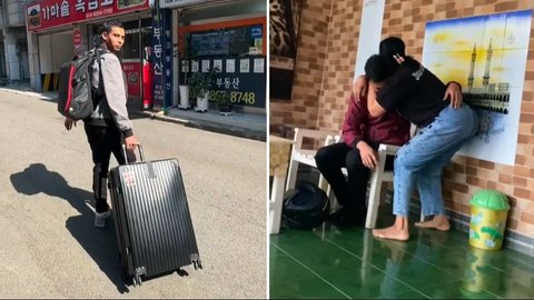 Pulang Usai 6 Tahun Merantau di Korea, Pria Ini Nyamar Jadi Kurir Paket Demi Beri Kejutan Ibunda