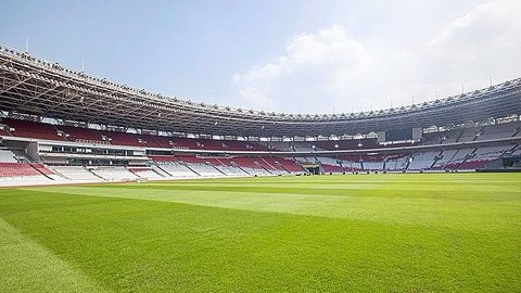 Jelang Laga Indonesia Vs Irak di Kualifikasi Piala Dunia 2026, Begini Penampakan Rumput Stadion GBK yang Jadi Sorotan