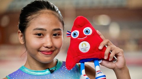 FOTO: Sosok Rifda Irfanaluthfi, Atlet Senam Artistik Pertama Indonesia yang Lolos Olimpiade Paris 2024