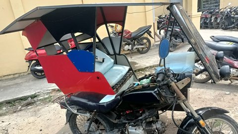 Kendarai Becak Motor Selama 10 Jam dari Medan ke Rokan Hilir, Pria Ini Ternyata Bawa 5 Kg Ganja