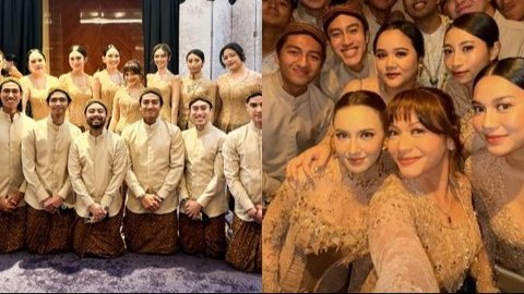 Ada El Rumi hingga Alyssa Daguise, Intip Gaya Groomsmen dan Bridesmaid Pernikahan Thariq Halilintar dan Aaliyah Massaid