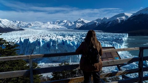 FOTO: Potret Keindahan Gletser Perito Moreno di Taman Nasional Los Glaciares Argentina yang Membius Pandangan!