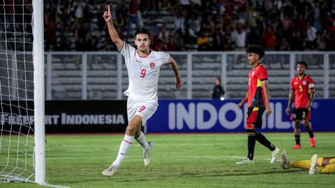 FOTO: Momen Timnas Indonesia U-20 Tundukkan Timor Leste 3-1 di Kualifikasi Piala Asia U-20 2025