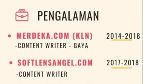 3. Masukkan Pengalaman Kerja atau Pengalaman Berorganisasi (Jika Ada)