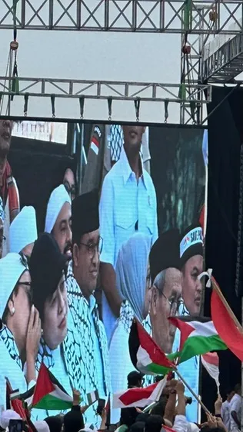 Anies Ajak Massa Aksi Bela Palestina Kirimkan Pesan Kemerdekaan untuk Palestina: Free Palestine<br>