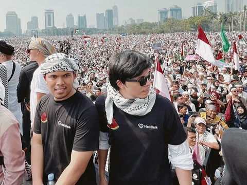 Potret Artis dan Public Figure Tanah Air Ikut Aksi Bela Palestina di Monas, Ada Atta Halilintar Hingga Syifa Hadju