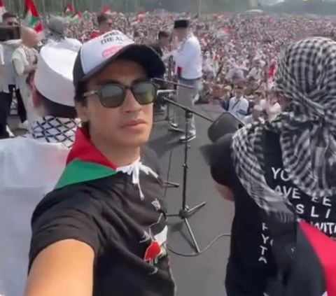 Potret Artis dan Public Figure Tanah Air Ikut Aksi Bela Palestina di Monas, Ada Atta Halilintar Hingga Syifa Hadju