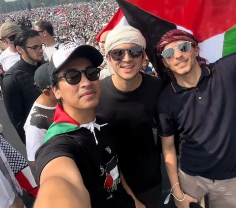 Potret Artis dan Public Figure Tanah Air Ikut Aksi Bela Palestina di Monas, Ada Atta Halilintar Hingga Syifa Hadju