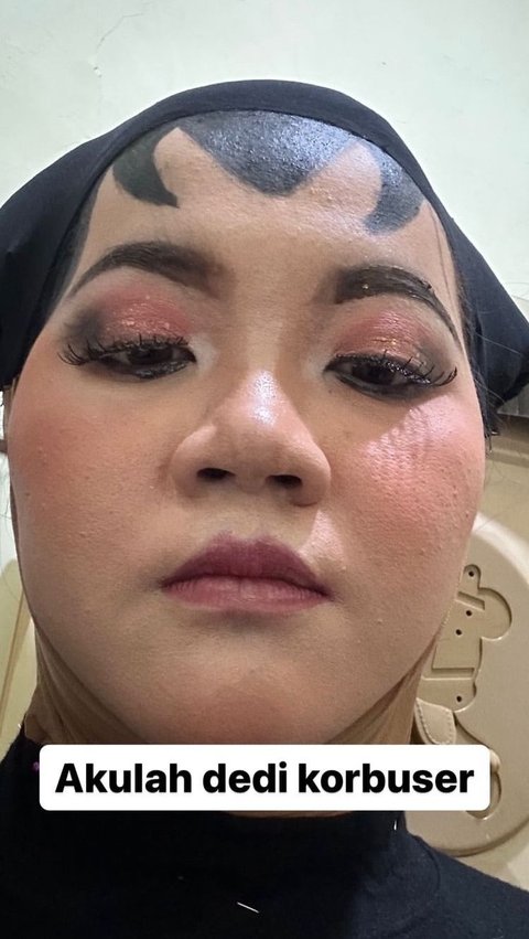 The third makeover made the woman referred to as resembling the past era of Dedi Corbuzier.