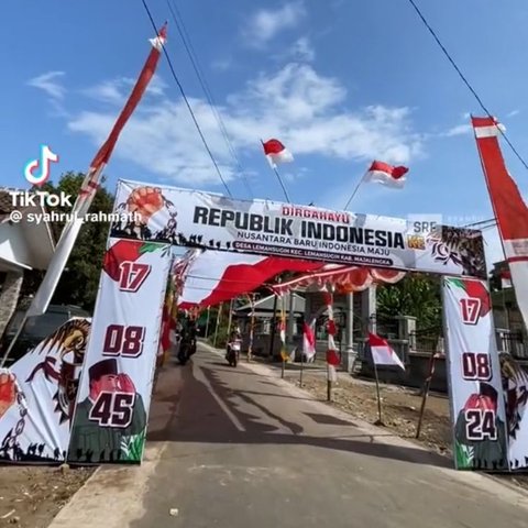 Semarakkan HUT ke-79 RI, Aksi Warga Majalengka Pasang Bendera Merah Putih Sepanjang 800 Meter Ini Viral