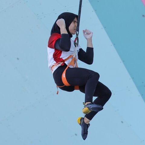 Kisah di Balik Rajiah Sallsabillah Lolos 8 Besar Olimpiade Paris 2024, Tak Pernah Lupa dengan Sosok yang Mengenalkannya pada Panjat Tebing