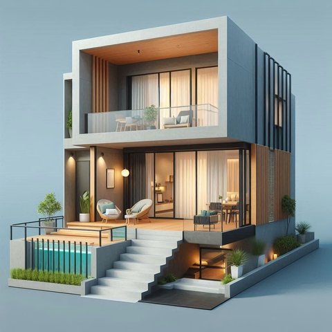 9 Ide Desain Rumah 2 Lantai Minimalis, Modern Elegannya Cocok untuk Gen Z hingga Milenial