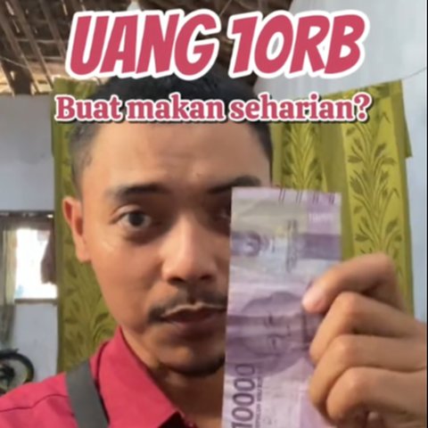 Viral Pria di Sragen Bisa Makan 3 Kali Sehari dengan Uang Rp10 Ribu, Aksinya Curi Perhatian