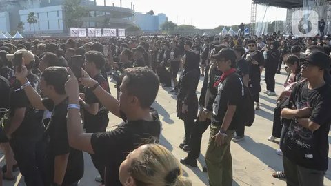 FOTO: Antusiasme Para Pecinta Musik Rock Padati Nex Fest Indonesia 2024 di Ancol