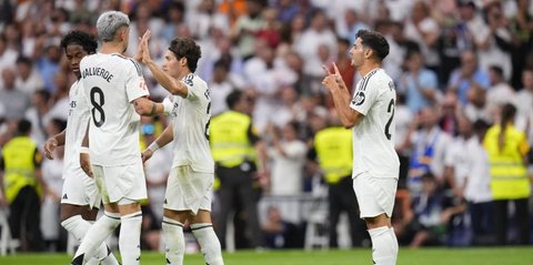 Kylian Mbappe tidak berhasil mencetak gol dalam penampilannya yang pertama di Santiago Bernabeu.