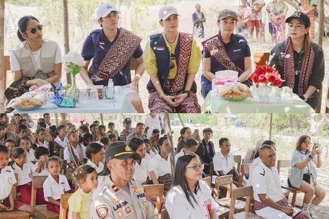 7 Foto Luna Maya dan Maxime Bouttier di Kupang, Lakukan Aksi Sosial Bareng Kekasih hingga Ramai Dipuji