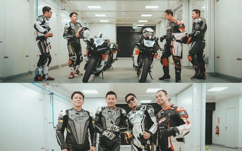 Gagahnya Member The Dudas Minus One Keliling Lombok Pakai Motor Jadul, Sempat ke Sirkuit Mandalika