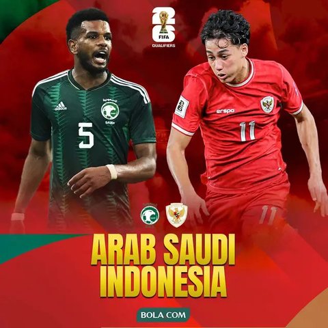 Live Streaming Arab Saudi vs Timnas Indonesia dalam Kualifikasi Piala Dunia 2026 pada Jumat 6 September 2024