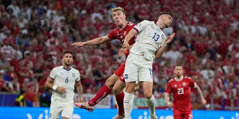 Perkiraan pertandingan antara Denmark dan Serbia pada 8 September 2024.