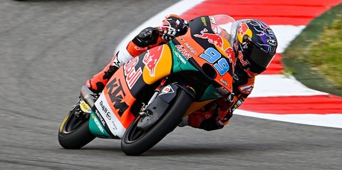 Hasil latihan bebas Moto3 San Marino 2024 menunjukkan David Alonso sebagai yang tercepat, mengungguli Jose Antonio Rueda.