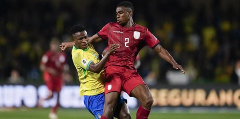 Pertandingan antara Brasil dan Ekuador berakhir dengan skor 1-0.