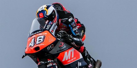 Hasil Kualifikasi Moto3 San Marino 2024: David Alonso Meraih Pole Position Setelah Mengalahkan Luca Lunetta.