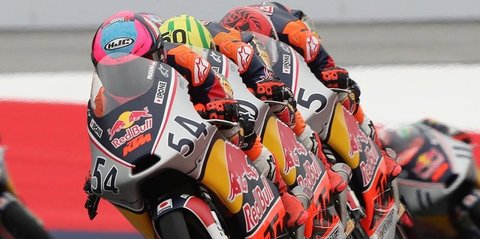 Hasil Race 1 Red Bull Rookies Cup di San Marino 2024: Brian Uriarte meraih kemenangan, sementara Veda Ega Pratama berada di posisi ke-8.