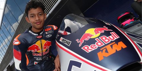 Hasil Race 2 Red Bull Rookies Cup San Marino 2024: Valentin Perrone menang, Alvaro Carpe juara, Veda Ega Pratama finis di posisi keempat