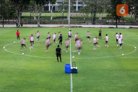 FOTO: Semangat Timnas Indonesia U-20 Matangkan Persiapan Jelang Kualifikasi Piala Asia U-20 2025