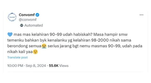 Cuitan Kocak Netizen yang Lahir Tahun 90-an ini Bikin Senyum-senyum Sendiri