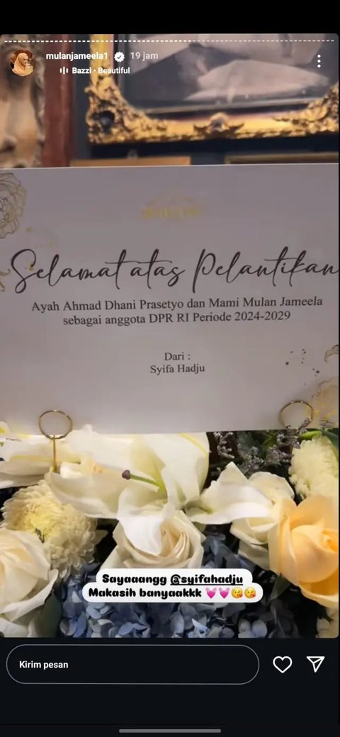 Usai Dilantik Jadi Anggota DPR RI, Ahmad Dhani dan Mulan Jameela Dapat Hadiah Spesial dari Calon Mantu