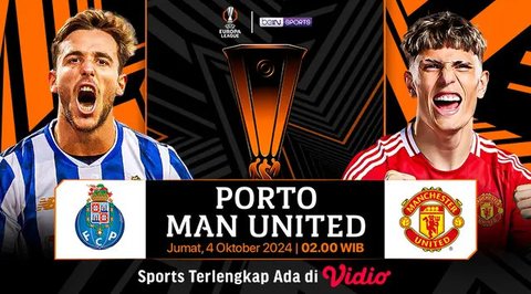 Link Live Streaming FC Porto Vs Manchester United