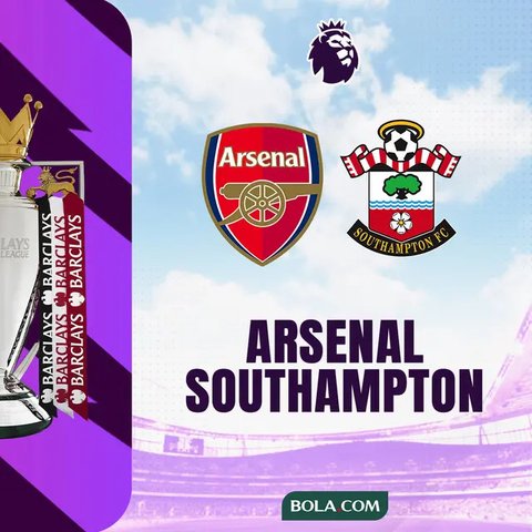 Deretan Fakta Jelang Laga Arsenal vs Southampton di Liga Inggris: The Gunners Tidak Terkalahkan