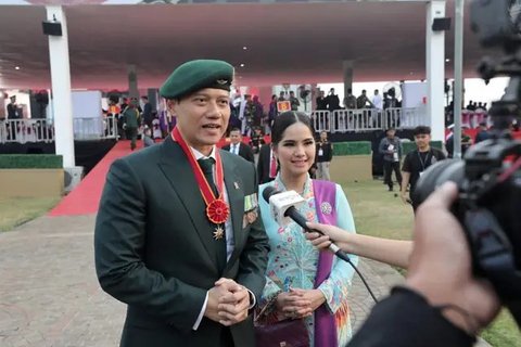 Potret Cantik dan Memesona Annisa Pohan Mengenakan Kebaya di Perayaan HUT TNI ke-79 Didampingi Suami