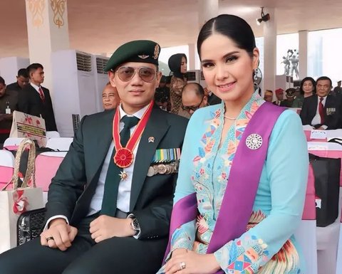 Potret Cantik dan Memesona Annisa Pohan Mengenakan Kebaya di Perayaan HUT TNI ke-79 Didampingi Suami