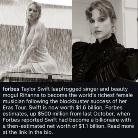 Taylor Swift Jadi Penyanyi Wanita Terkaya di Dunia Versi Forbes, Punya Harta Rp25,1 Triliun