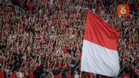 Suporter Timnas Indonesia Penuhi Tribune Barat Sisi Kanan dan Tengah Stadion Nasional Bahrain, Warga Lokal Sepi