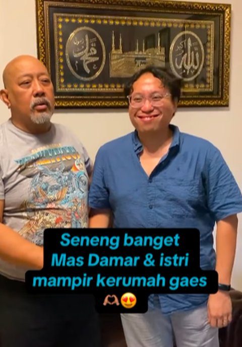 Bak Keluarga Kandung, Ini Potret Pertemuan Indro Warkop dengan Damar Anak Dono Lulusan S3 Nuklir