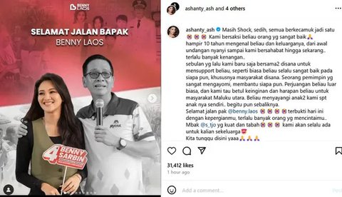 Anang dan Ashanty Ikut Berduka Atas Kematian Benny Laos, Cagub Malut yang Tewas Setelah Speedboat Meledak