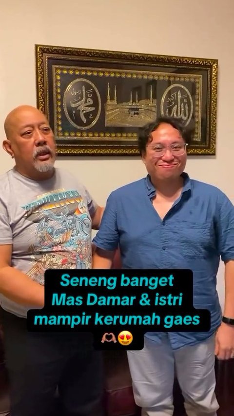 Sukses Jadi Ahli Nuklir, Damar Wicaksono Anak Dono Berkunjung ke Rumah Indro Warkop, Tak Lupa Gandeng Istri Cantiknya