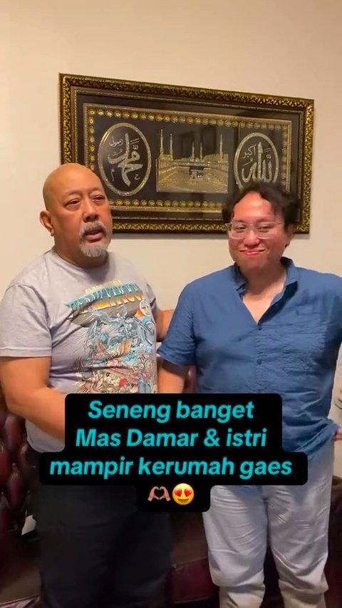 Sukses Jadi Ahli Nuklir, Damar Wicaksono Anak Dono Berkunjung ke Rumah Indro Warkop, Tak Lupa Gandeng Istri Cantiknya